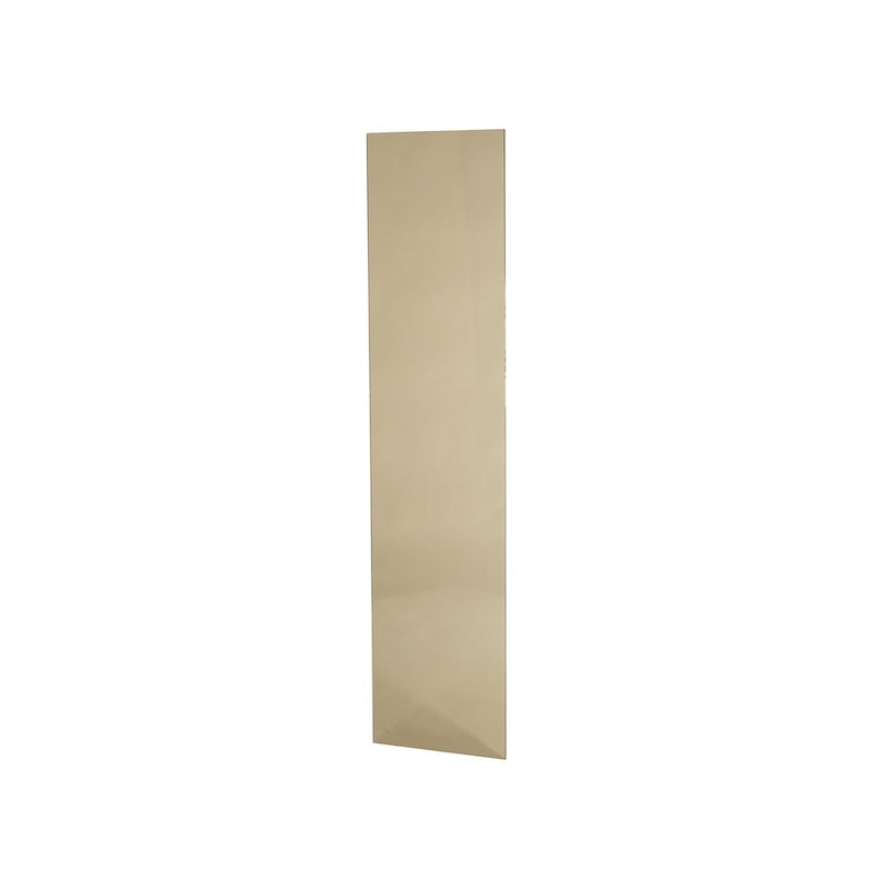 A tinted and tempered sauna window pane.
