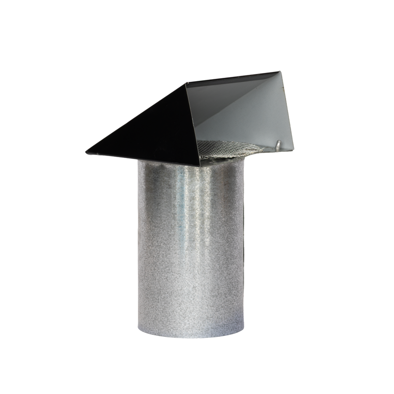 Round Black Exterior Vent