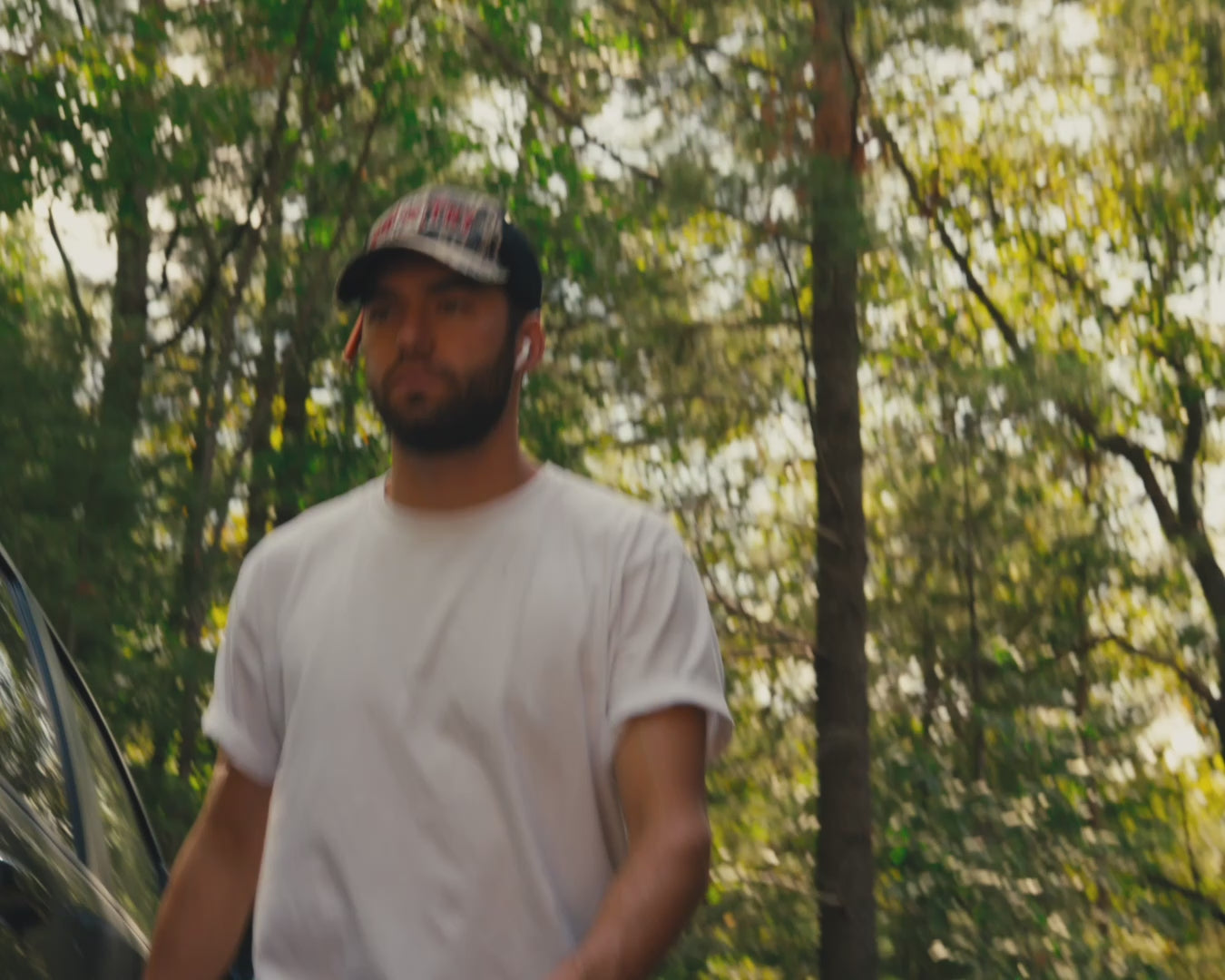 Load video: A video of two sauna builders constructing a custom sauna.